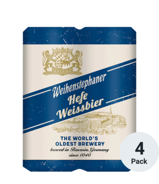 WEIHENSTEPHANER HEFE WEISSBIER CAN 4PK