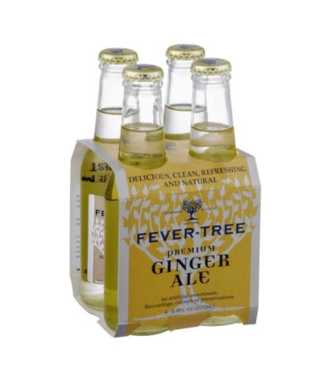 FEVER TREE GINGER ALE 4PK 200ML