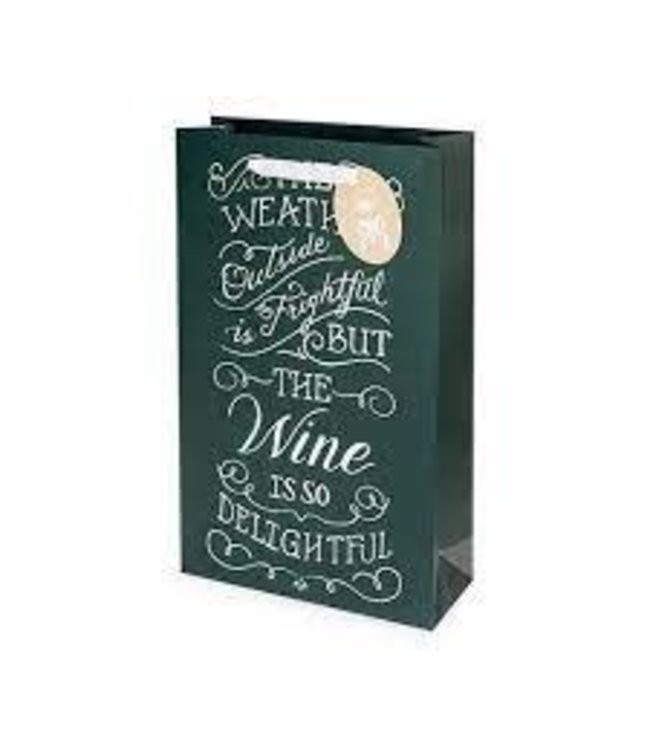 WINE WEATHER DOUBLE BOTTLE WINE BAG BY CAKEWALK