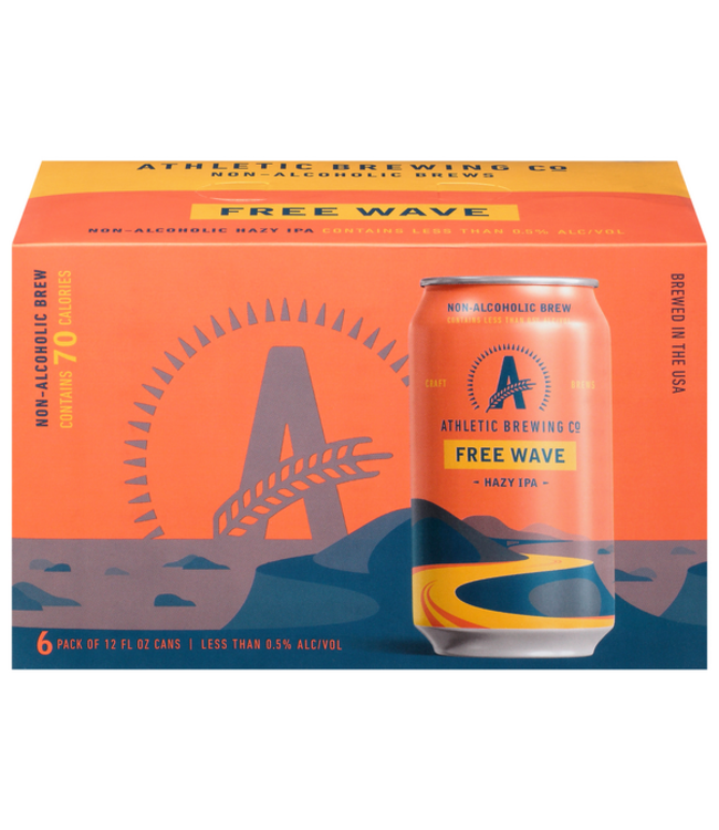 ATHLETIC BREWING CO FREE WAVE HAZY IPA 6PK