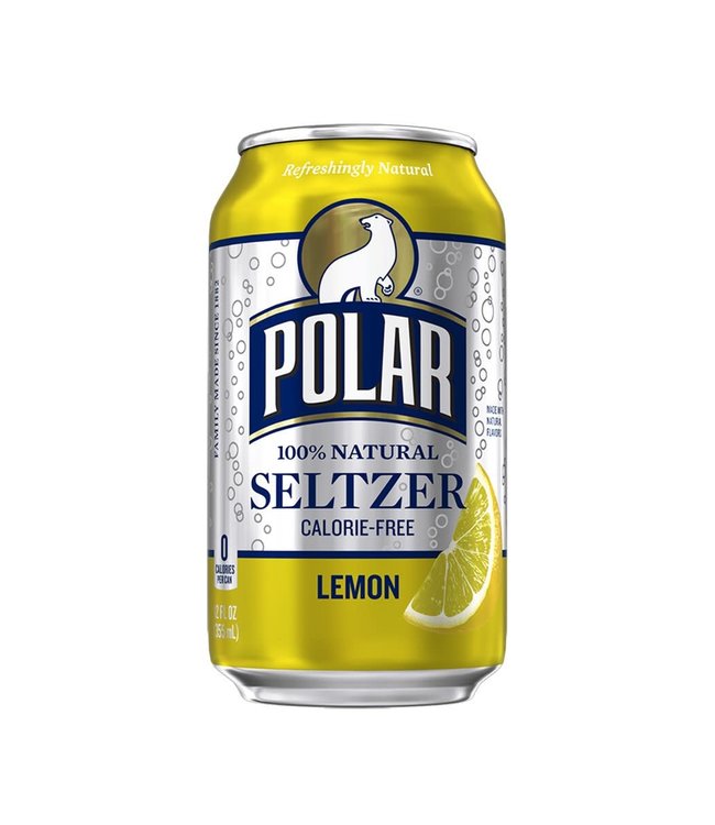 POLAR LEMON SELTZER 12OZ CAN