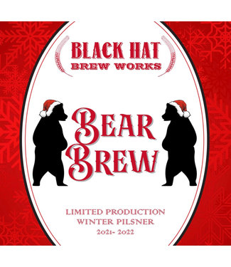 BLACK HAT BREWING BEAR BREW PILS 4PK