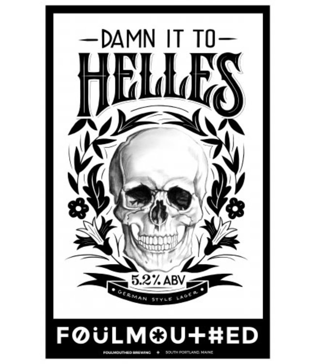 FOULMOUTHED BREWING DAM IT TO HELLES 4PK