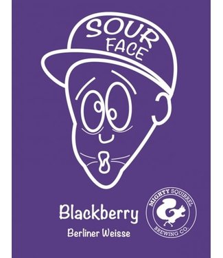 MIGHTY SQUIRREL SOUR FACE  STRAWBERRY BERLINER WEISSE 4PK