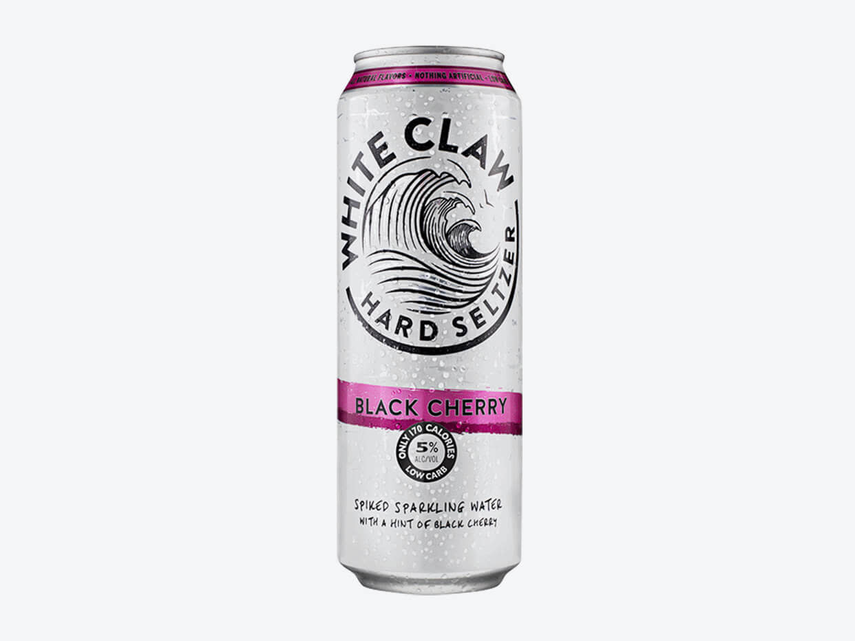 WHITE CLAW BLACK CHERRY 24OZ SINGLE CAN Bauer Wine & Spirits