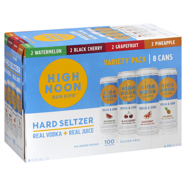 HIGH NOON HARD SELTZER VARIETY PACK 8PK Bauer Wine & Spirits