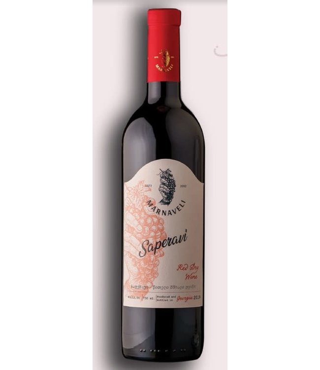 MARNAVELI SAPERAVI DRY RED WINE 750 ML Bauer Wine & Spirits