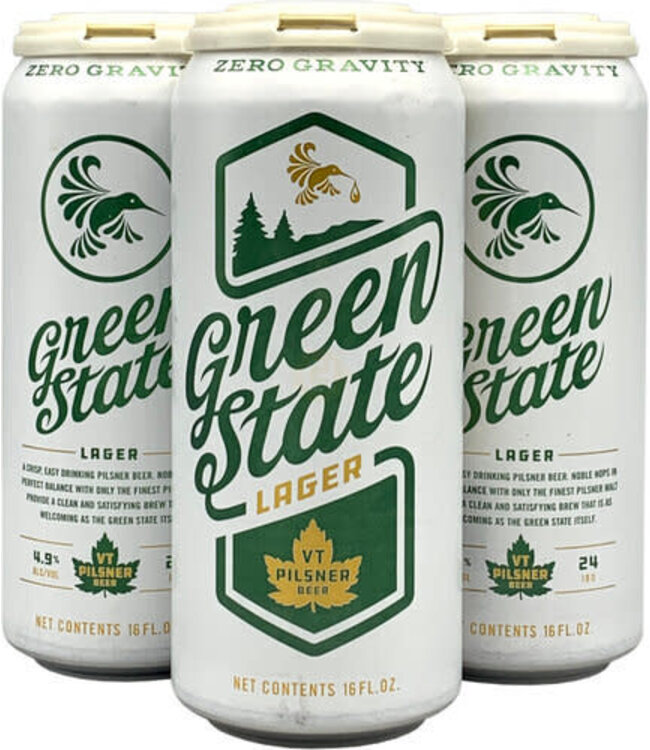 ZERO GRAVITY GREEN STATE LAGER 4PK