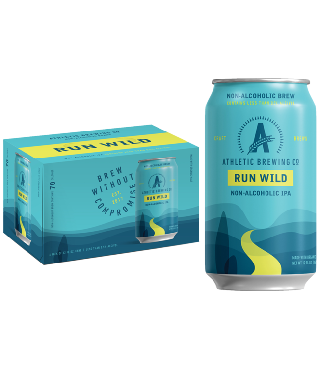 ATHLETIC BREWING CO RUN WILD IPA 6PK