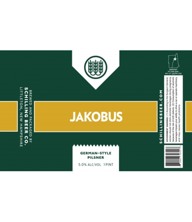 SCHILLING  JAKOBUS GERMAN PILSNER 4PK