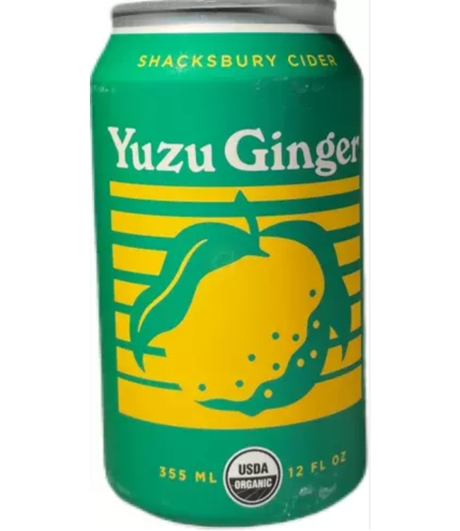 SHACKSBURY YUZU GINGER CIDER 4PK