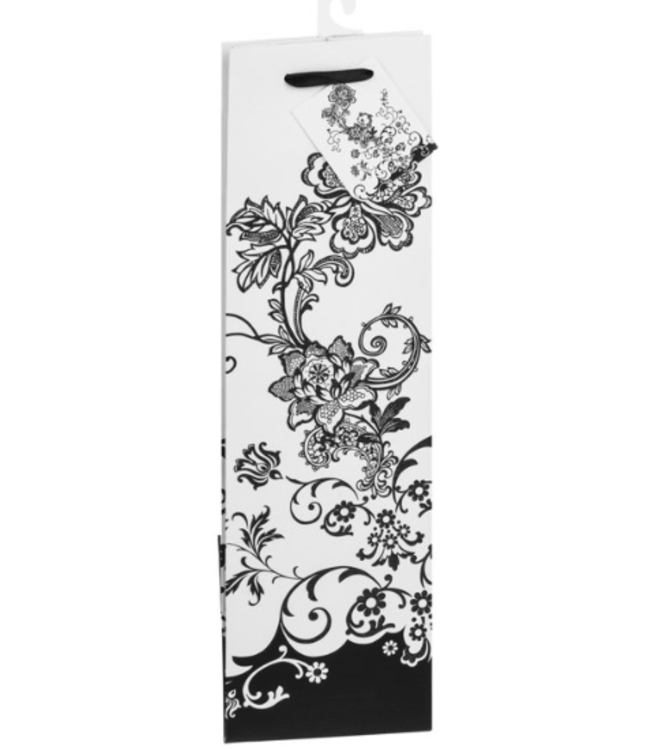 FLORAL CHIC WINE BAG