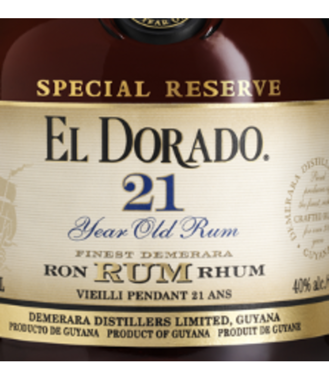 EL DORADO 21 YEAR RUM