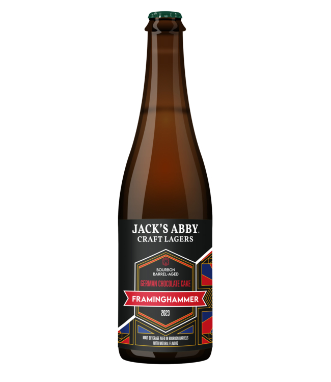 JACKS ABBY GERMAN CHOCOLATE CAKE BARREL AGED FRAMINGHAMMER SINGLE BOTTLE