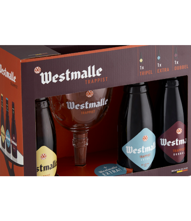 WESTMALLE GIFT 3 PACK WITH GLASS