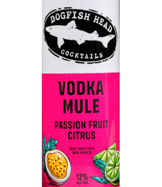 DOGFISH HEAD VODKA MULE PASSION FRUIT LIME 4PK