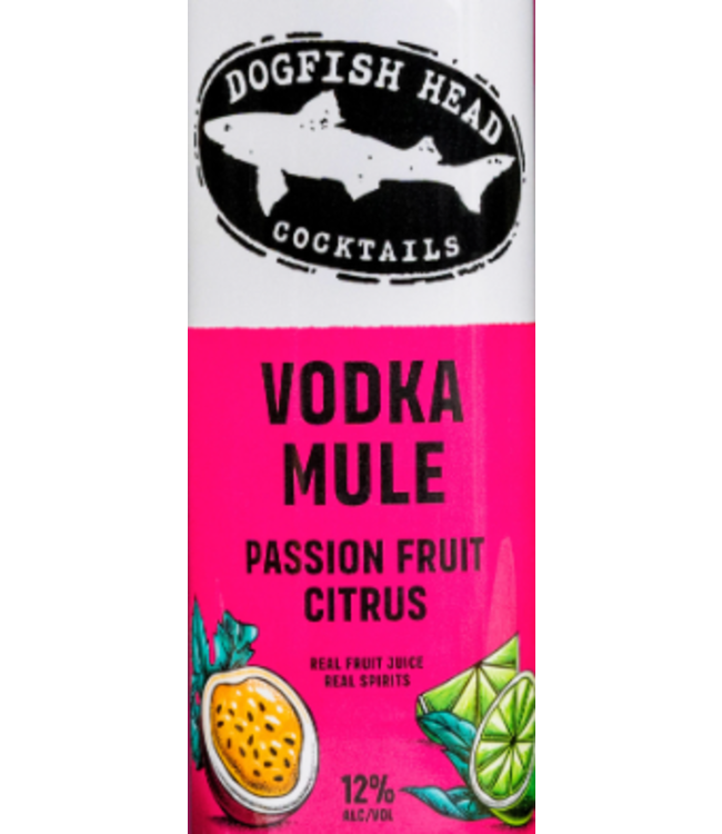DOGFISH HEAD VODKA MULE PASSION FRUIT LIME 4PK