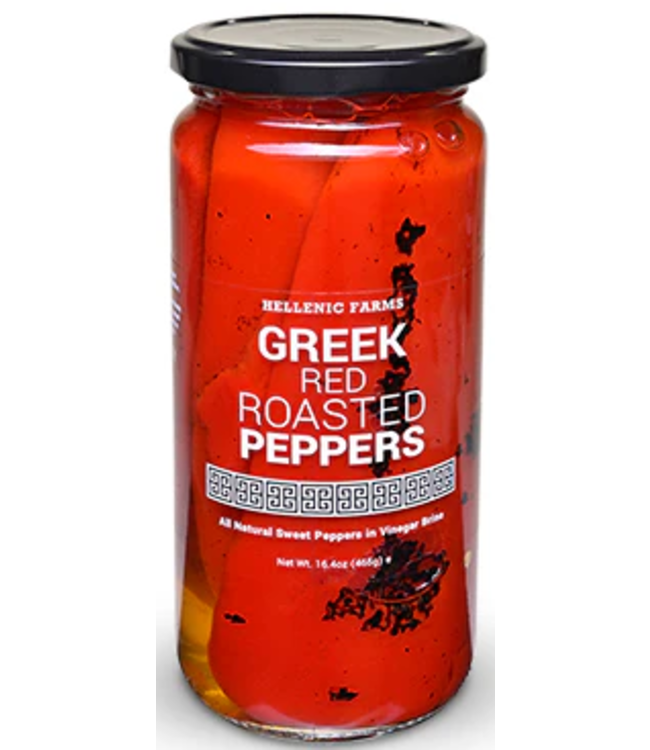 GREEK RED ROASTED PEPPERS 16.4OZ