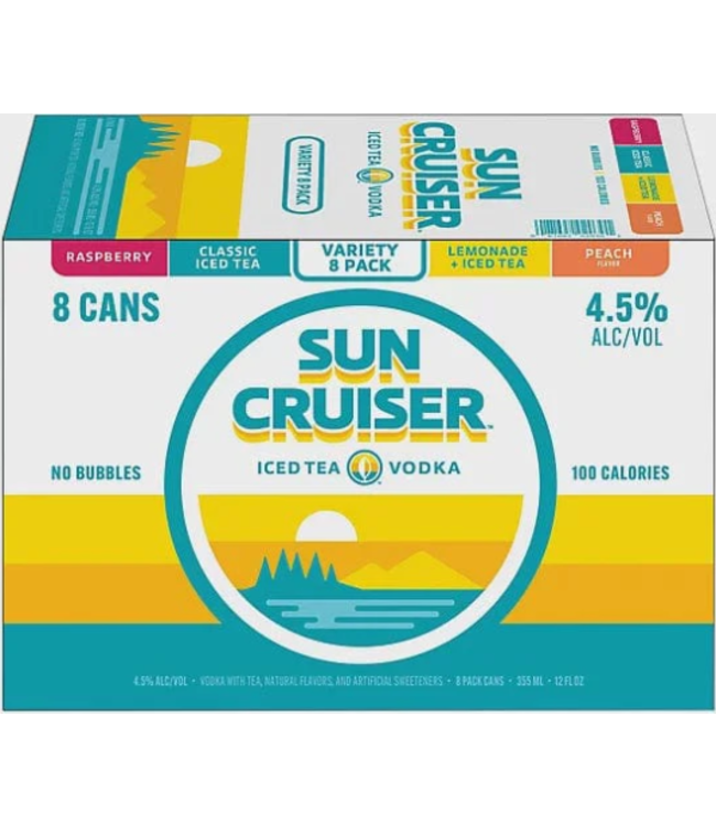 SUN CRUISER ICED TEA VODKA VARIETY 8 PK