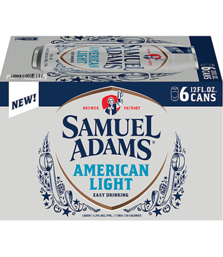 SAM ADAMS AMERICAN LIGHT 6PK