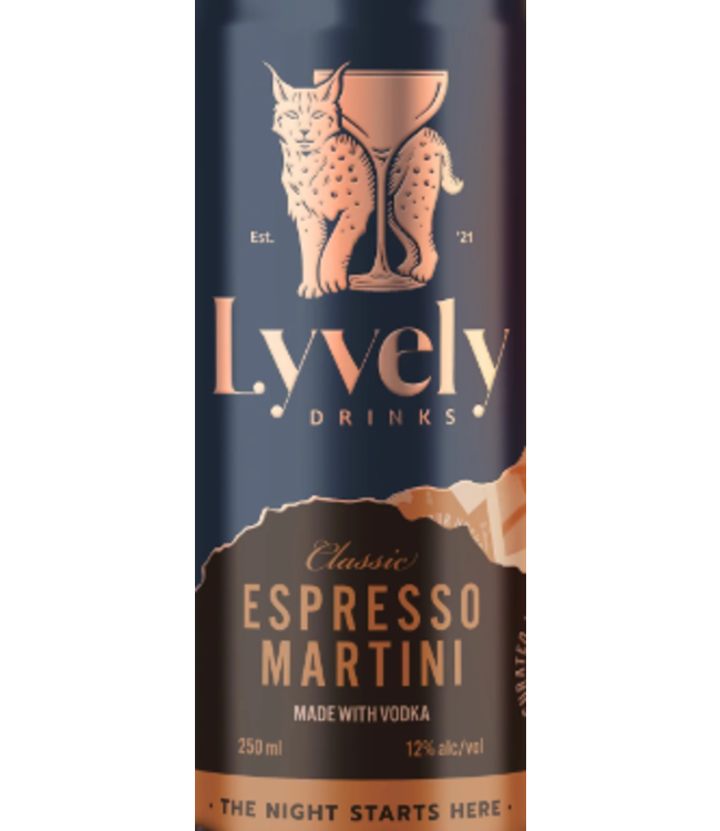 LYVELY ESPRESSO MARTINI 4PK