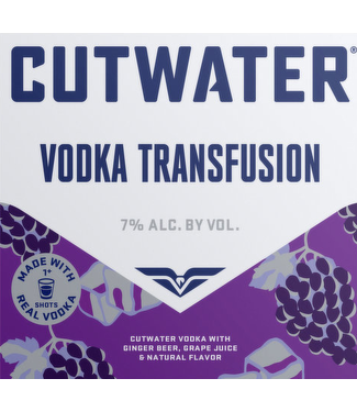 CUTWATER VODKA TRANSFUSION 4PK