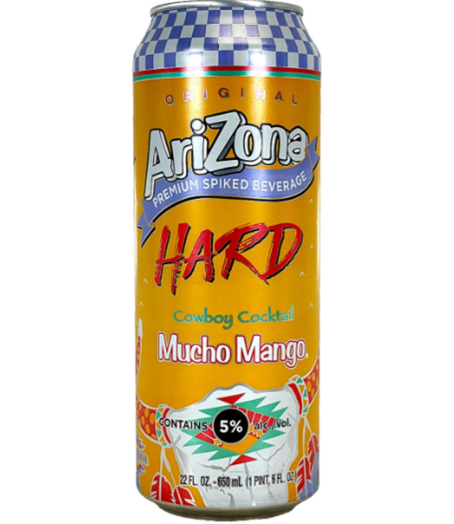 ARIZONA MUCHO MANGO HARD SELTZER SINGLE 24OZ CAN