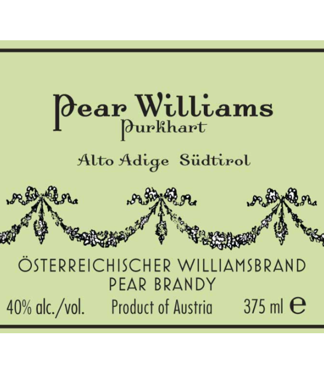 PURKHART PEAR WILLIAMS EAU DE VIE ALTO ADIGE 750ML