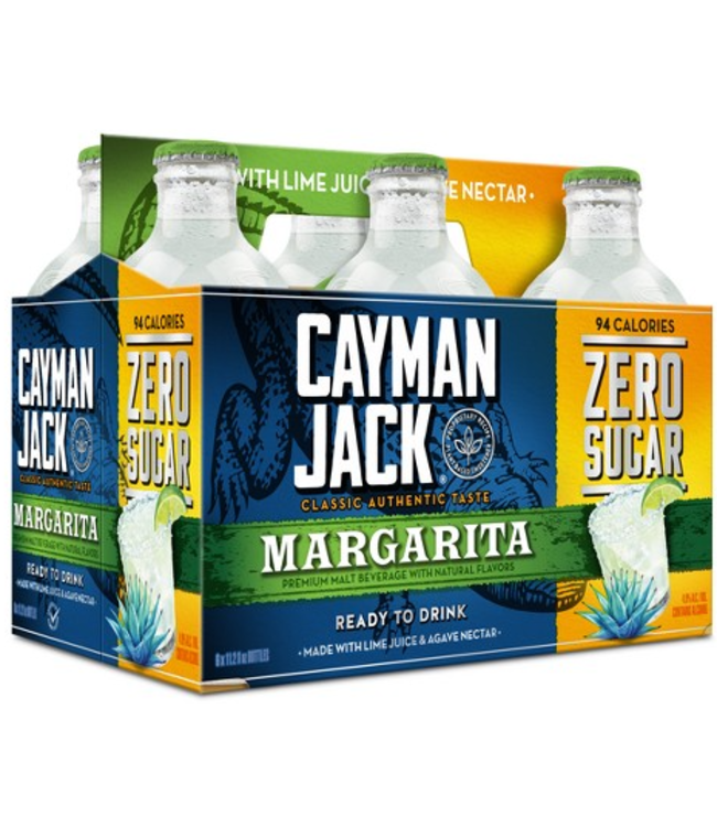 CAYMAN JACK ZERO SUGAR MARGARITA 6PK