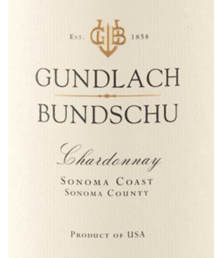 GUNDLACH BUNDSCHU SONOMA COAST CHARDONNAY 2023