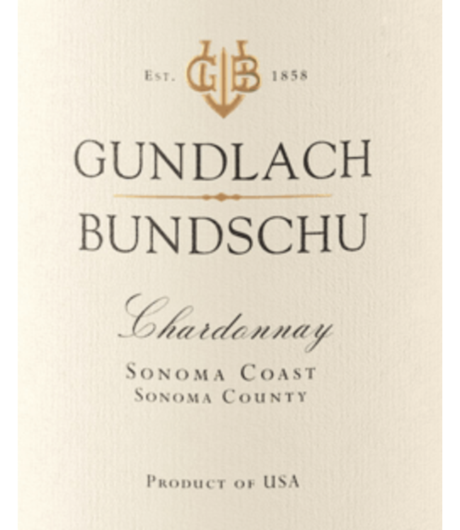 GUNDLACH BUNDSCHU SONOMA COAST CHARDONNAY 2023