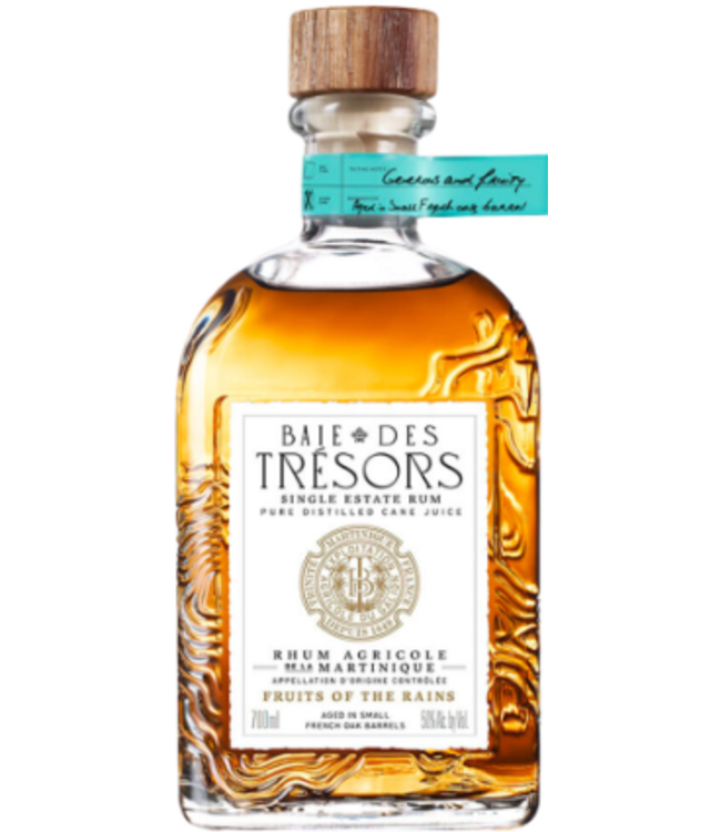 BAIE DES TRESORS RHUM AGRICOLE MARTINIQUE FRUITS OF THE RAINS 700ML