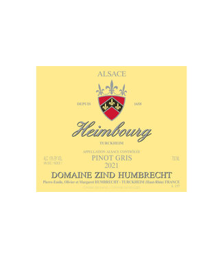 DOMAINE ZIND HUMBRECHT HEIMBOURG PINOT GRIS 2021