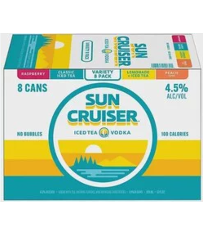 SUN CRUISER HALF AND HALF VODKA 8PK