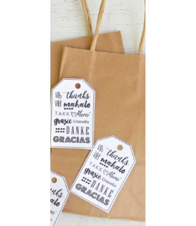 THANK YOU DIFFERENT LANGUAGES GIFT BAG