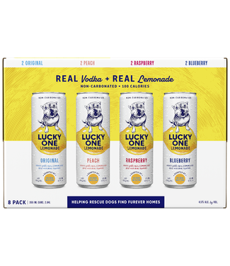 LUCKY ONE VODKA LEMONADE VARIETY 8PK