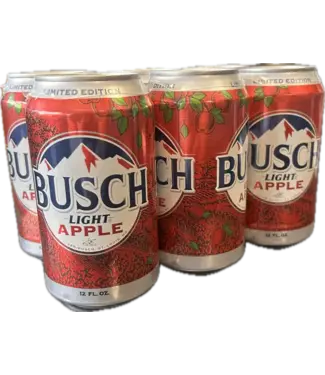 BUSCH APPLE 12OZ CAN 6PK
