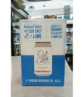 OXBOW SURF CASTING WHEAT BEER WITH SEASALT & LIME 6PK