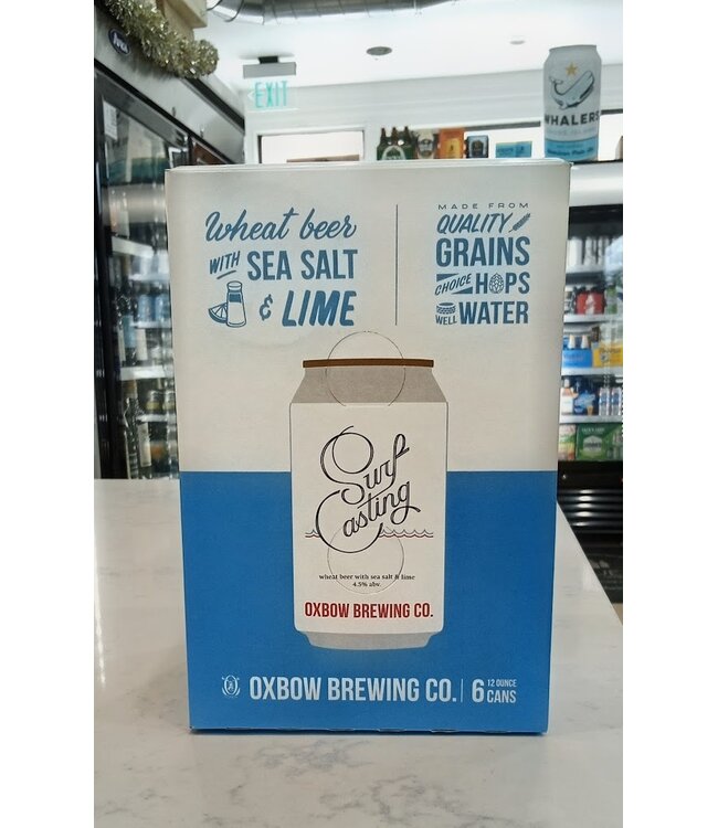 OXBOW SURF CASTING WHEAT BEER WITH SEASALT & LIME 6PK