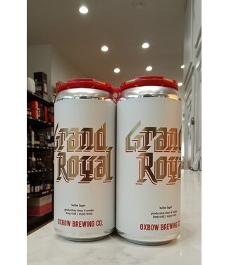 OXBOW GRAND ROYAL MUNICH STYLE LAGER 4PK