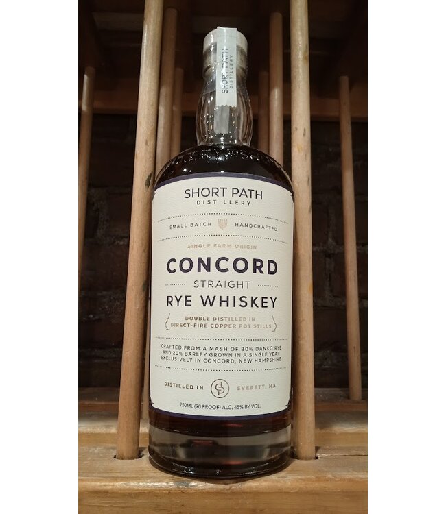 SHORTPATH CONCORD RYE WHISKEY 750ML