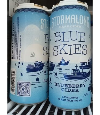STORMALONG BLUE SKIES BLUEBERRY CIDER 4 PK