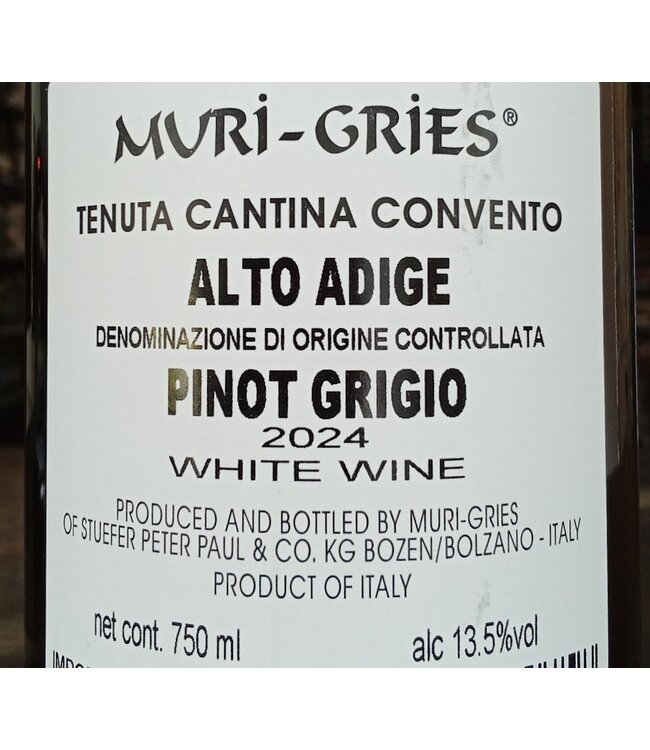 MURI GRIES PINOT GRIGIO 2024