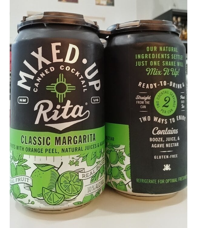 MIXED UP CLASSIC MARGARITA 4PK 12OZ CANS