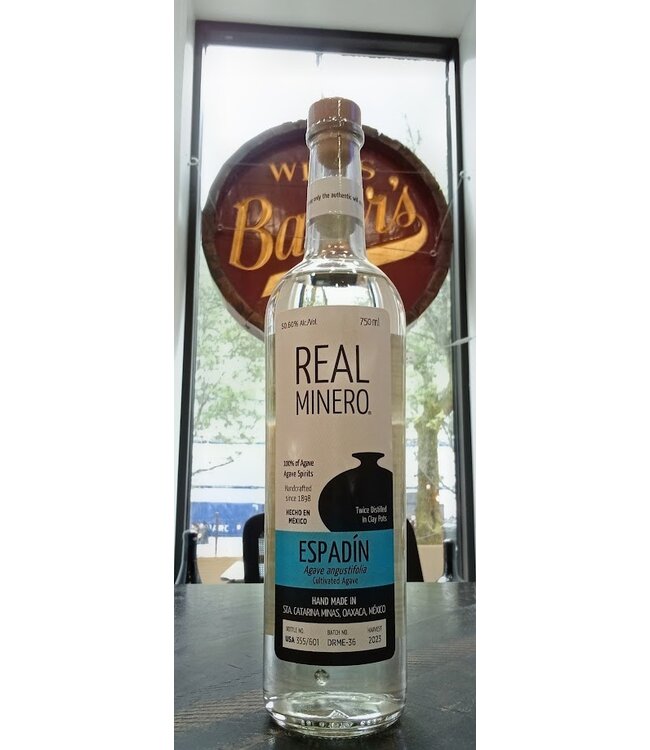 REAL MINERO ESPADIN MEZCAL 750 ML
