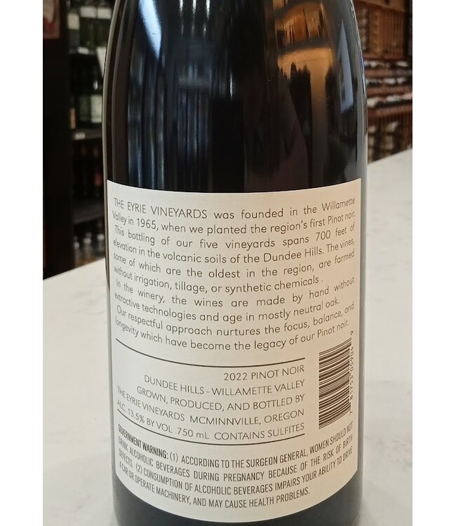 EYRIE VINEYARDS ESTATE PINOT NOIR 2022