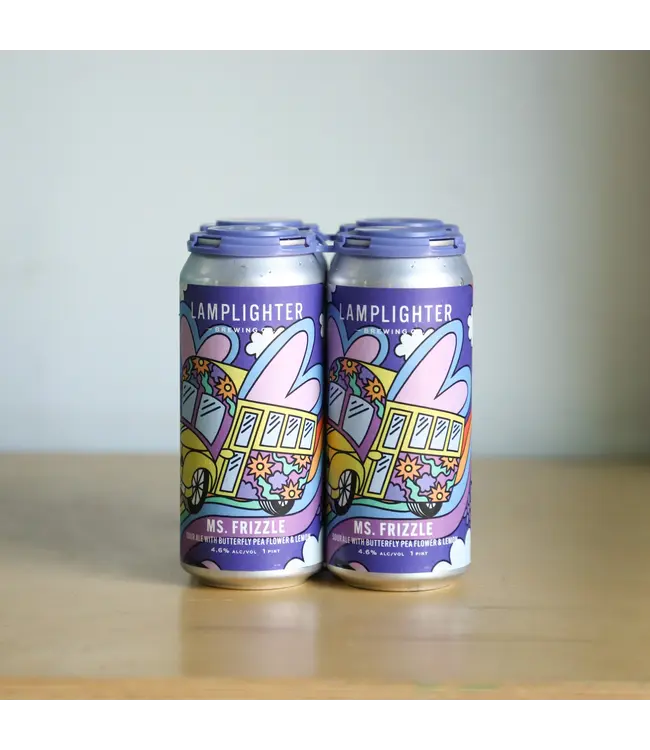 LAMPLIGHTER MS. FRIZZLE SOUR ALE W/ LEMON 4PK