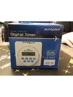AUTOPILOT Dual Digital Grounded Timer 7 Day