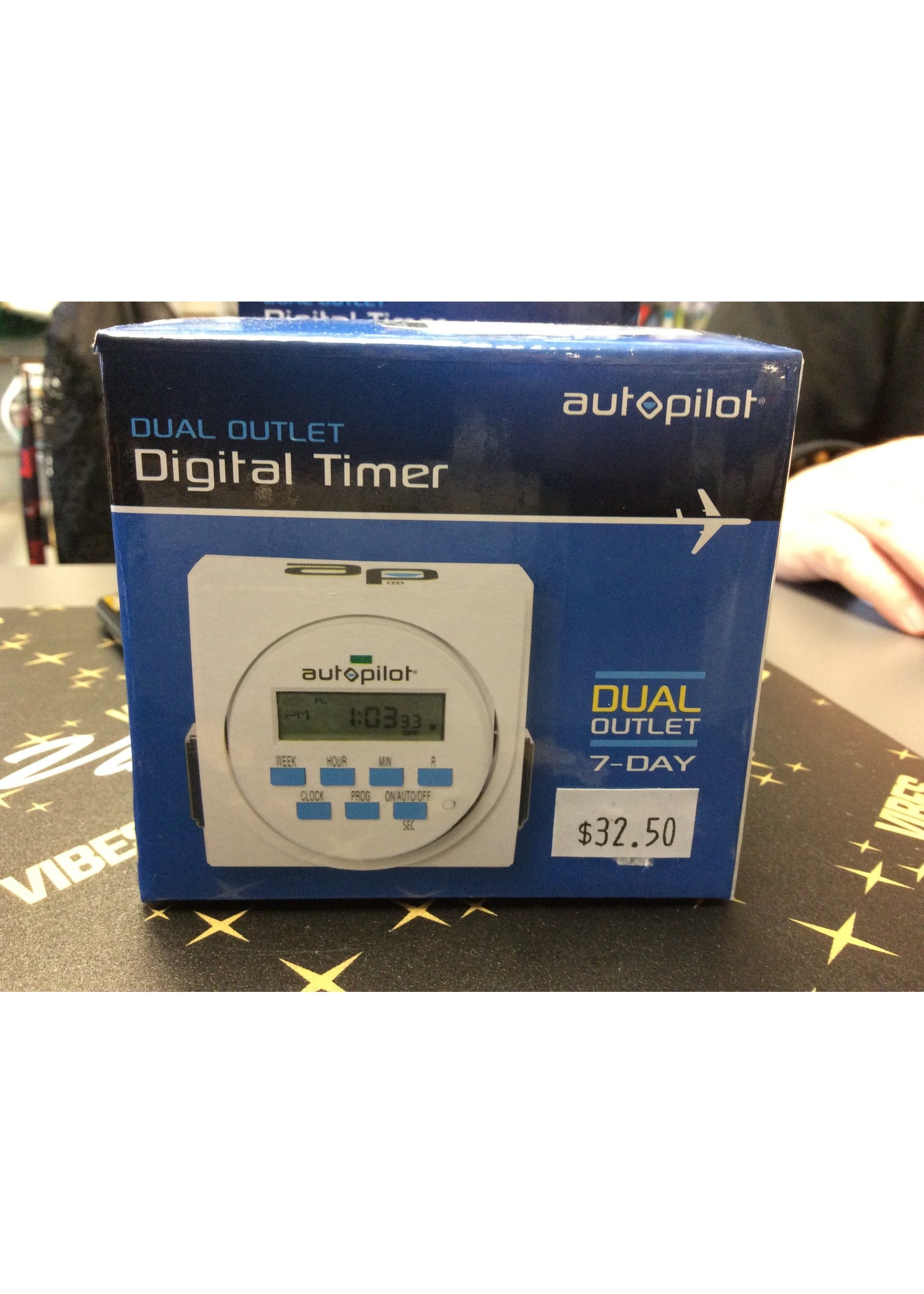 AUTOPILOT Dual Digital Grounded Timer 7 Day