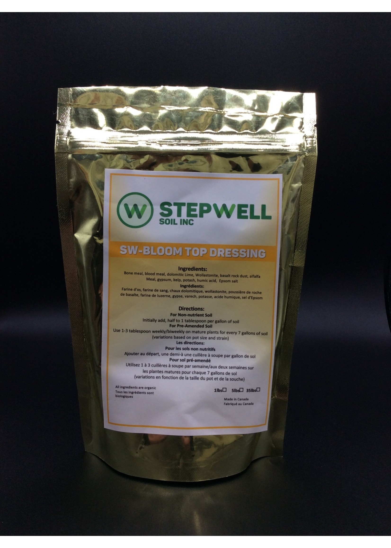 Step Well Step Well Bloom Top Dressing- 1lb